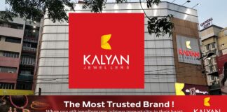 കല്യാണ് ജൂവലേഴ്സ് 2021-22 സാമ്പത്തികവര്ഷത്തിലെ മൂന്നാംപാദവിറ്റുവരവില് 17% ശതമാനം വളര്ച്ച നേടി; ലാഭം 135 കോടി രൂപ