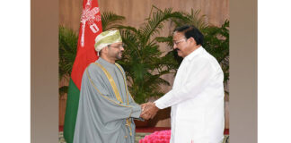 ഒമാൻ വിദേശകാര്യ മന്ത്രി ഇന്ത്യൻ ഉപരാഷ്ട്രപതിയെ സന്ദർശിച്ചു