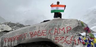 അഭിമാനമായി അക്ഷാജ് ഉദയ്വാൾ : എവറസ്റ്റ് ബേസ് ക്യാമ്പിലെത്തി ഒമാനിലെ ഇന്ത്യൻ വിദ്യാർത്ഥി