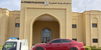 മസ്കത്ത് ഗവർണറേറ്റിൽ അമിത വേഗതയിൽ വാഹനമോടിച്ചയാൾ അറസ്റ്റിൽ