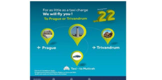 ടാക്സി നിരക്കിൽ ഇപ്പോൾ പ്രാഗിലേക്കും തിരുവനന്തപുരത്തേക്കും പറക്കാം
