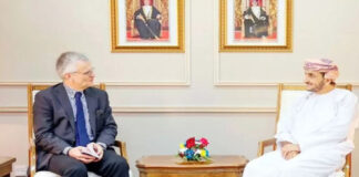ഒമാൻ വിദേശകാര്യ മന്ത്രാലയം അണ്ടർ സെക്രട്ടറിയും യമനിലെ സ്വീഡിഷ് പ്രത്യേക പ്രതിനിധിയും തമ്മിൽ കൂടിക്കാഴ്ച നടത്തി