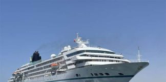 746 യാത്രക്കാരുമായി ക്രൂസ് കപ്പൽ സലാല തുറമുഖത്തെത്തി