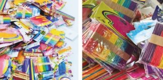 മഴവിൽ നിറമുള്ള അനധികൃത സ്കൂൾ ഉൽപന്നങ്ങൾ പിടിച്ചെടുത്ത് ഉപഭോക്തൃ സംരക്ഷണ അതോറിറ്റി