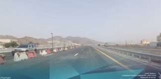 റുസൈൽ-ബിഡ്ബിഡ് റോഡിലൂടെയുള്ള ഗതാഗതം വഴിതിരിച്ചുവിടുന്നു