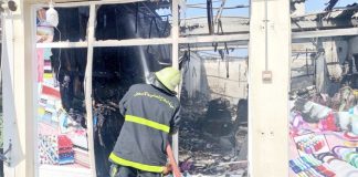 വടക്കൻ ബാത്തിന ഗവർണറേറ്റിൽ വാണിജ്യ സ്ഥാപനത്തിന് തീപി ടിച്ചു