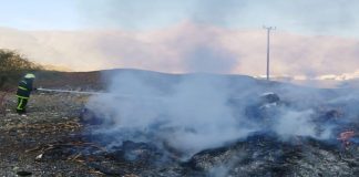 സമൈലിലെ കൃഷിയിടത്തിലുണ്ടായ തീ കെടുത്തി സിവിൽ ഡിഫൻസ് ആൻഡ് ആംബുലൻസ് അതോറിറ്റി