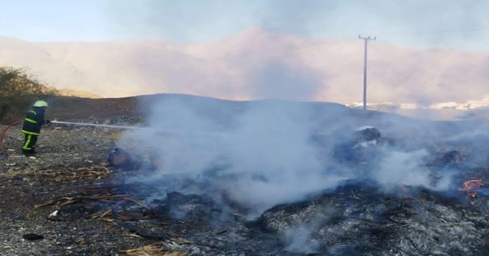 fire in samail