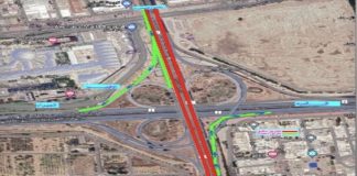 ഗസാലി റോഡ് വ്യാഴാഴ്ച വരെ 4 മണിക്കൂർ അടച്ചിടുന്നു