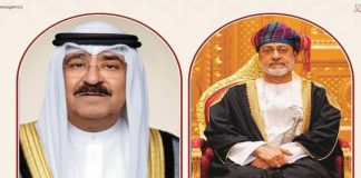 കുവൈറ്റ് അമീർ ഒമാൻ സന്ദർശിക്കുന്നു