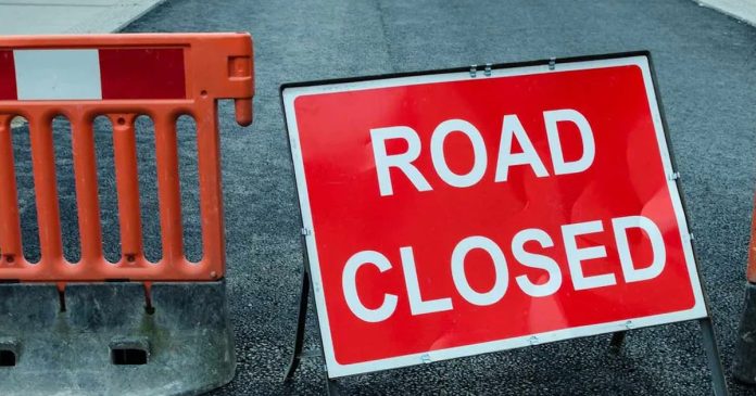road closed